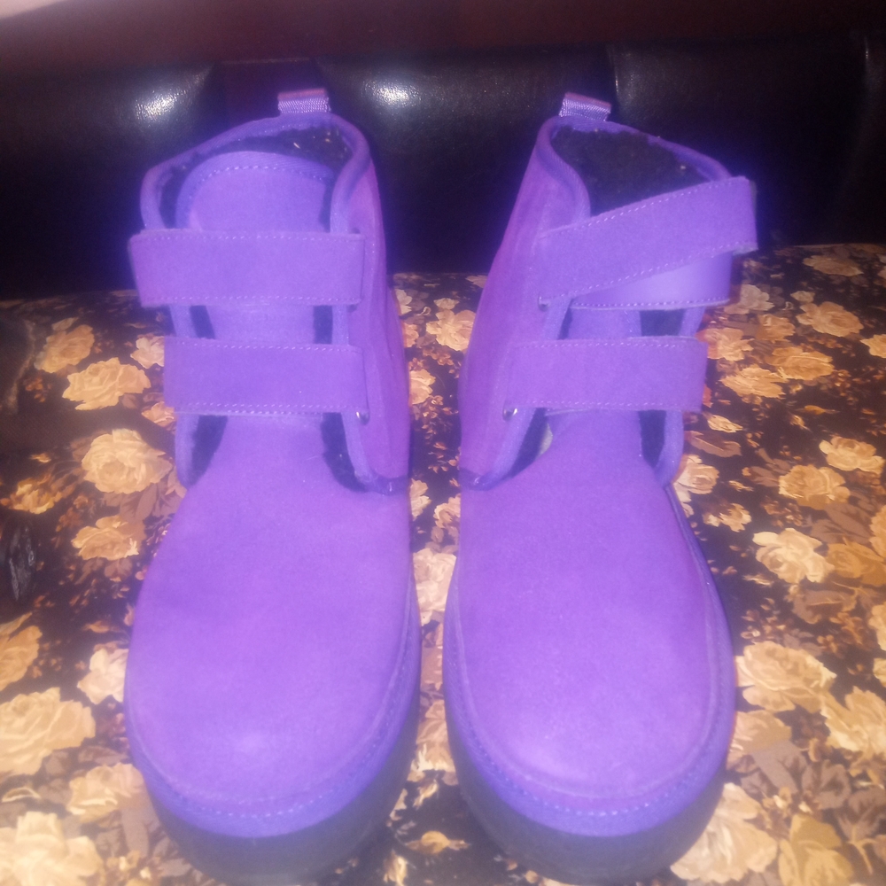 UGG Purple Double Strap Boots